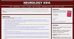 Desktop Screenshot of neurologyasia.org